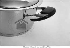 BATTERIA PENTOLE 39 Pz. DIETETICA MSBAVARIA ACCIAIO INOX 18/10 T304  INDUZIONE -> Batterie di pentole : Pentole e padelle : Articoli per cucina  e bar : Casa, arredamento e bricolage ()