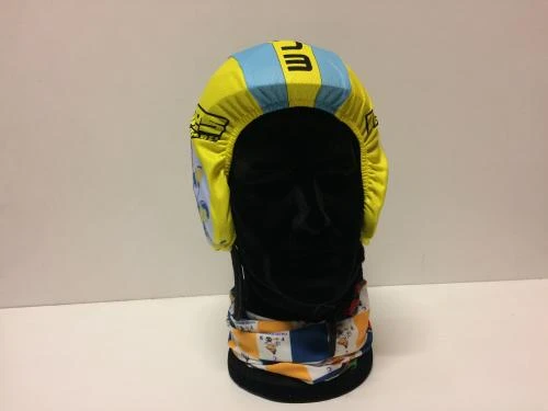 Copri casco personalizzato per scuole sci : (Pinasca)