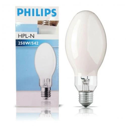 PHILIPS HPL-N 250W 542 E40 LAMPADA AI VAPORI DI MERCURIO TIPO OSRAM HQL ...